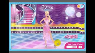 Disco Diva Barbie Barbie Games Dress Up Games online game [upl. by Arelus]