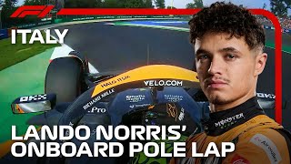 Lando Norris’ Pole Lap  2024 Italian Grand Prix  Pirelli [upl. by Attenahs]