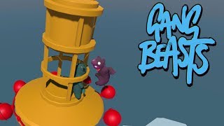 A SLIPPERY SLOPE  Gang Beasts Part 19 [upl. by Oikim293]