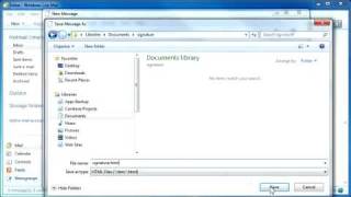 Email Signature With Image In Windows Live Mail [upl. by Seleta763]