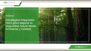 Webinar HSETools Estrategias Integradas HSEQ para mejorar la Seguridad Salud y Medio Ambiente  02 [upl. by Enywtna]