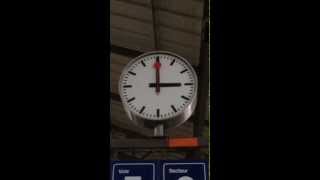 Swiss railway clock [upl. by Okimuy]