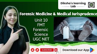 Forensic Medicine  Medical Jurisprudence  Lecture 1 Forensic Science UGC NET [upl. by Nivlem]