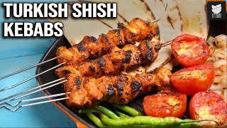 Turkish Style Shish Kebabs  Grilled Chicken Kebabs  Turkish Chicken Kebab By Varun  Get Curried [upl. by Beatty]