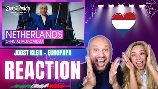 🇮🇹 ITALIAN REACTION Joost Klein  Europapa Netherlands 🇳🇱 Eurovision 2024 subtitle [upl. by Nohtanoj867]