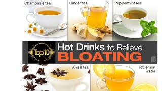 10 Drinks To Relieve Bloated Stomach [upl. by Dewain936]