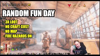 Random Fun Day  continued game  3x Loot No Craft No Map Fire Hazards Movies TV Comics [upl. by Gettings]