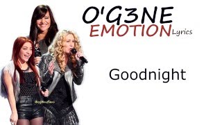 OG3NE  EMOTION  LYRICS  The Voice 2014  Winners [upl. by Rentsch813]