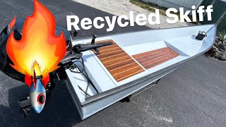 DIY Skiff Boat build  PART 5 [upl. by Selle246]