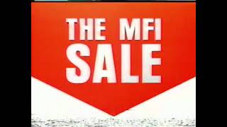 MFI Sale advert  Kitchens Cabinets Half Price  1994 [upl. by Ailhad842]