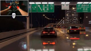 MUSTANG VLCT RESTOMOD  JAPÓN HIGHWAY  LOGITECH G923 GAMEPLAY [upl. by Adnuhsed]