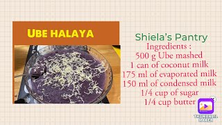 UBE HALAYA WITH COCONUT 🥥 MILK  How to make Ube Halaya [upl. by Lyford]