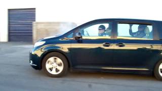 2011 Toyota Sienna burnout [upl. by Sluiter]