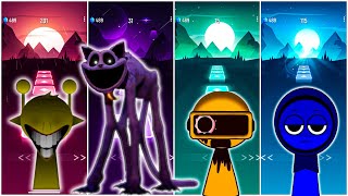 POPPY PLAYTIME 3 Sprunki Incredibox VS CatNap VS Thomas Train Exe VS Sprunki in the Game TILES HOP [upl. by Netsirhc]