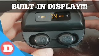 BuiltIn Display Bluetooth 50 TWS Wireless Earbuds Review [upl. by Idram]