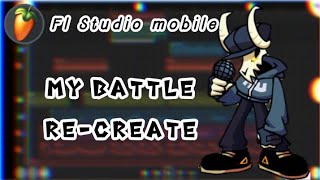 Free FLM  My Battle FNF vs Ex Tabi Recreate  Fl Studio Mobile [upl. by Samuella]