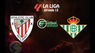 Previa Jornada 12 Liga EA Sports Athletic Club de Bilbao vs Real Betis [upl. by Ahsikad]