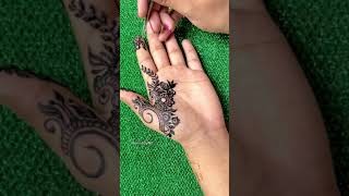 BEAUTIFUL 😍 FRONT HAND HENNA DESIGN mehndi [upl. by Kennie216]