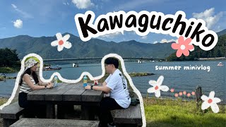 Kawaguchiko vlog 🇯🇵  famous lawson  Fuji shrine 🗻 JP [upl. by Moazami]