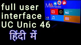 Full details user interface of unic uc 46 led projector in hindi [upl. by Nylde]