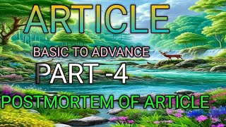 Articlepart 4definiteindefinitetypes of articlescompetitive examslittle adjective [upl. by Tor]