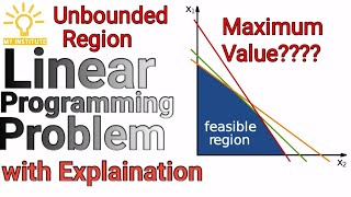 Lpp class12 Maximum Value with Unbounded region [upl. by Hasheem]