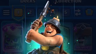 2v2 Clash Royale Miner deck v2 [upl. by Harrison]