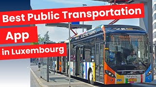 Best Public Transportation app in Luxembourg  mobiliteitlu [upl. by Valdemar275]