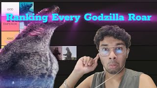 Ranking Every Godzilla Roar 19542023 [upl. by Emorej]