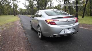 2015 Holden Insignia VXR 0100kmh amp engine sound [upl. by Iorio]