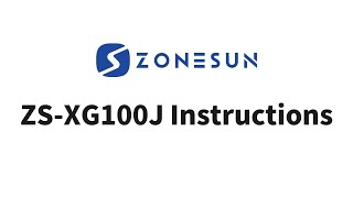 Zonesun ZSXG100J Instructions [upl. by Elatia]