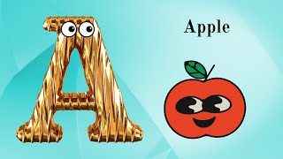 A is for Apple ABC Phonics Song for Little Learners [upl. by Lav]