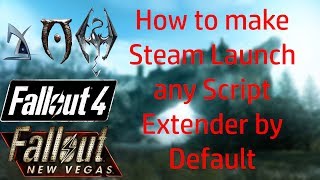 How to Launch Script Extender Instead of Game Through Steam [upl. by Beltran]