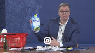 Peče palačinke radi sendviče priprema čvarke – Aleksandar Vučić u skrivenoj kampanji  Provjereno [upl. by Ataga]