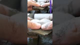 satisfying oddlysatisfying clay sand cement challange mukbang shortsyoutube asmrvideoasmr [upl. by Min]