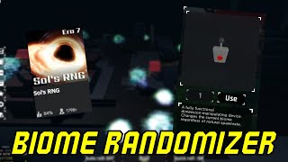 OBTAINING The INSANELY OP Biome Randomizer in SOLS RNG ERA 7 UPDATE roblox [upl. by Ahsirtak]