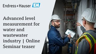 Advanced level measurement for water and wastewater industry  Online Seminar teaser [upl. by Haropizt713]