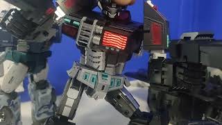 Transforming TFC Toys STC01T Dark Savior to Super Robot Mode [upl. by Jago]