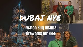 How to watch Burj Khalifa fireworks for freeNYE PartyDubaiEverything you need to know [upl. by Naawaj]