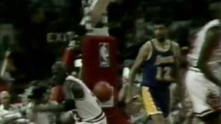 1991 NBA Finals Lakers at Bulls Gm 1 part 313 [upl. by Steinway]