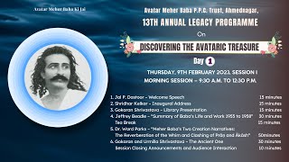 13th Annual Legacy Programme on Discovering the Avataric Treasure  Session 1  Morning  9th Feb [upl. by Cale556]