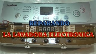 Reparaciones Domesticas  Reparando La Lavadora Electronica [upl. by Cornia]