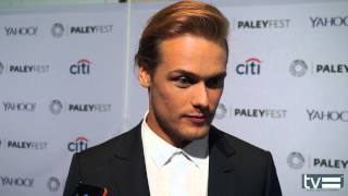 Sam Heughan Interview  Outlander 2015 [upl. by Aniat]