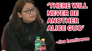 WHEN SEN RISA STATED ‘THERE WILL NEVER BE ANOTHER ALICE GUO’ [upl. by Francklyn771]