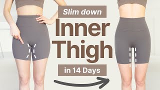 10min Slim Inner Thigh in 14 Days 🔥Thigh Gap for sure  No Jump Squat Lunge 100 Result [upl. by Nabi]