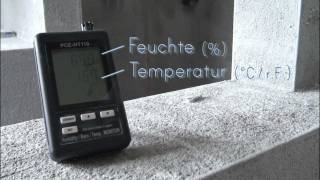 Der TemperaturFeuchtelogger PCEHT 110 [upl. by Keil]