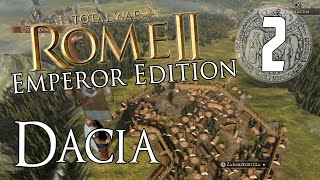 Episode 2 Rome II Total War  Imperator Augustus Campaign Dacia [upl. by Nochur]