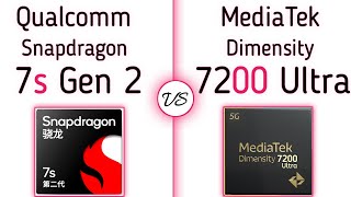 Snapdragon 7s Gen 2 vs Dimensity 7200 Ultra  whats a better For Midrange Gaming [upl. by Ylrad]