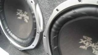 2 15quot Sony Xplod Subwoofers XSL156P5 [upl. by Alcinia]