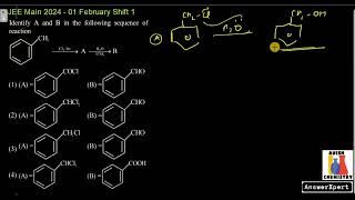 Identify A and B in the following sequence of reaction [upl. by Obnukotalo]